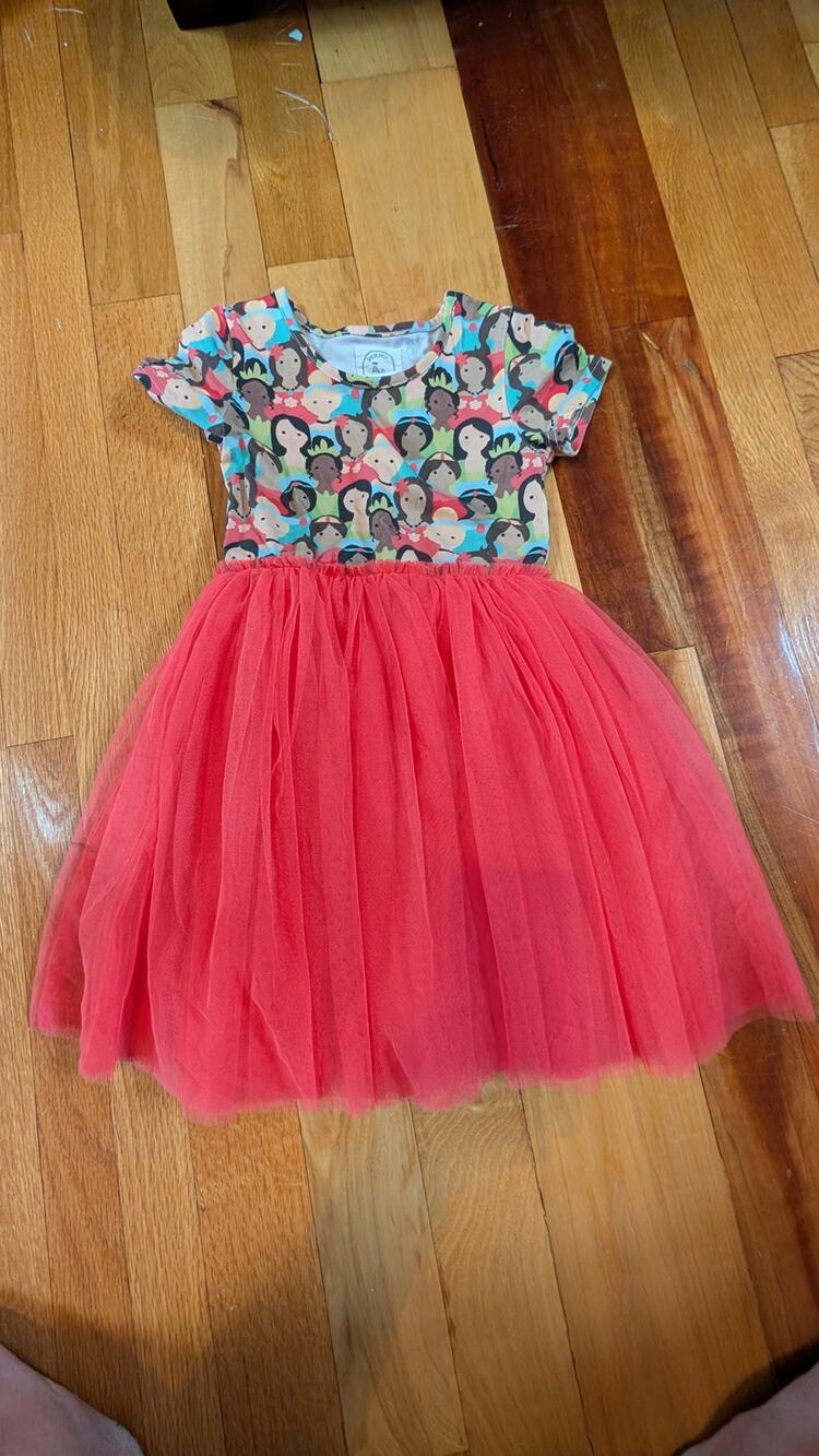 Taylor Joelle Disney Princess Face Dress - Size 6